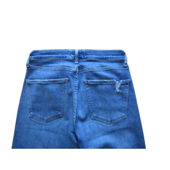 Agolde Sophie High-Rise Skinny Jeans Size 26 Distressed Detail Blue Denim Womens - Picture 5 of 6